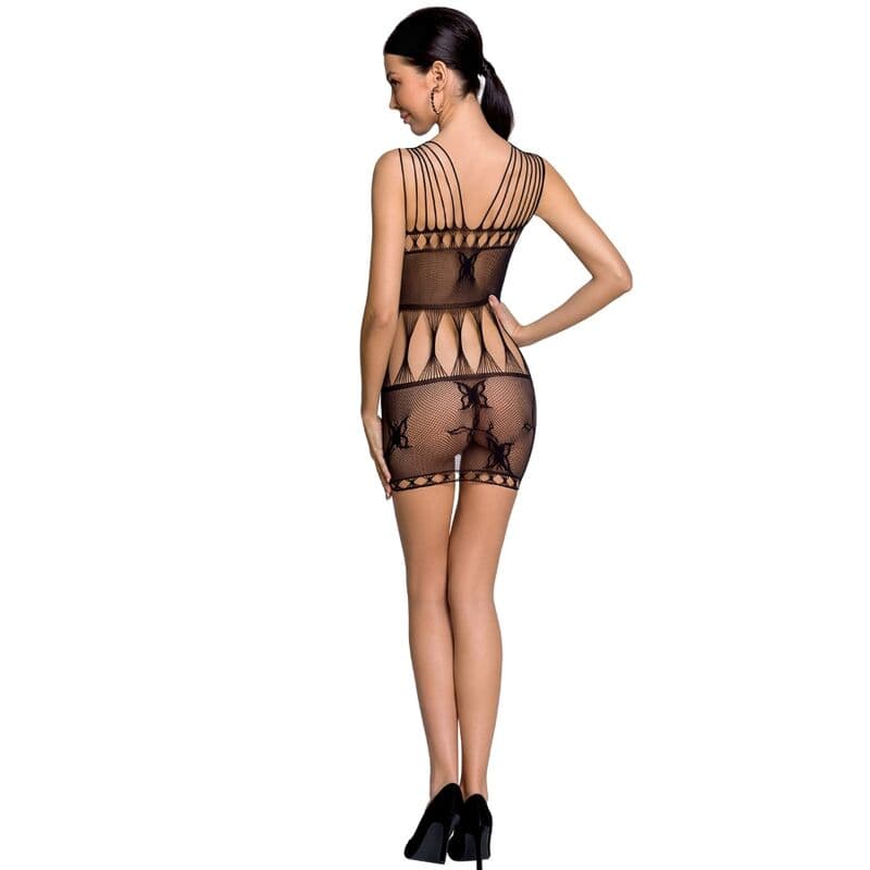 PASSION - WOMAN BS090 BODYSTOCKING BLACK ONE SIZE 2