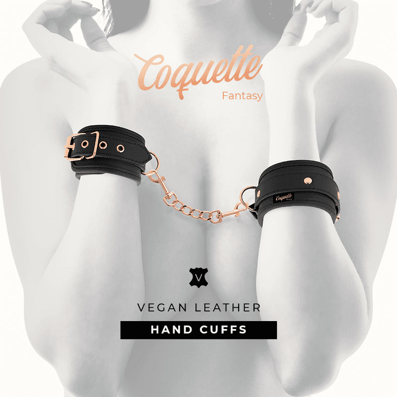 COQUETTE CHIC DESIRE - FANTASY VEGAN LEATHER HANDCUFFS 2