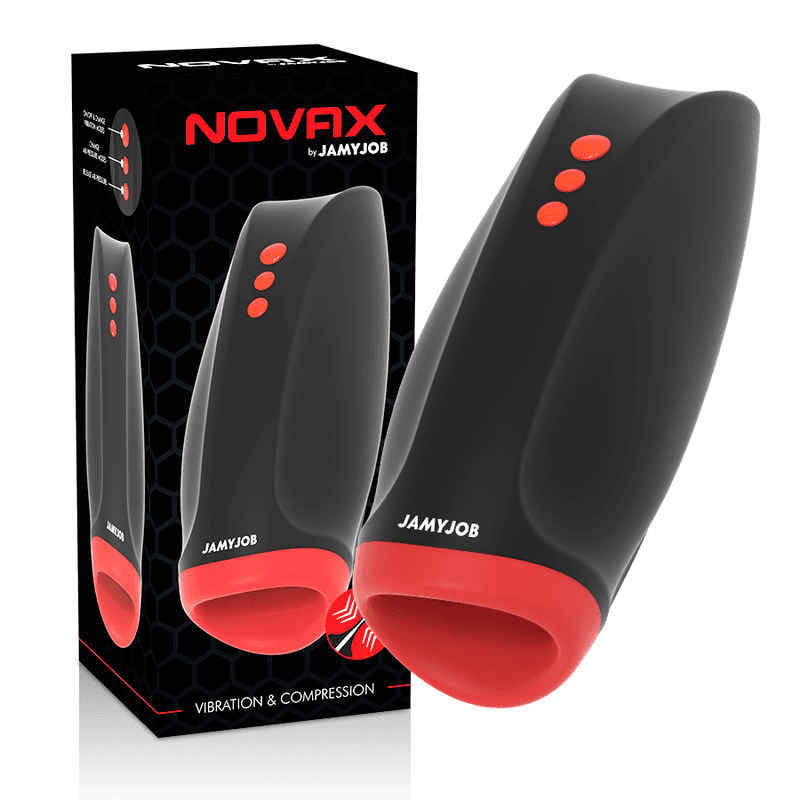 JAMYJOB - NOVAX MASTURBATOR WITH VIBRATION AND COMPRESSION 2