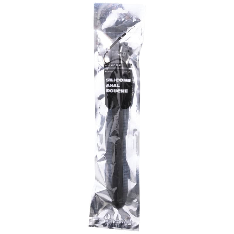 ALL BLACK - SHOWER ANAL SILICONE SISTEMA STOPPER 27 CM 2