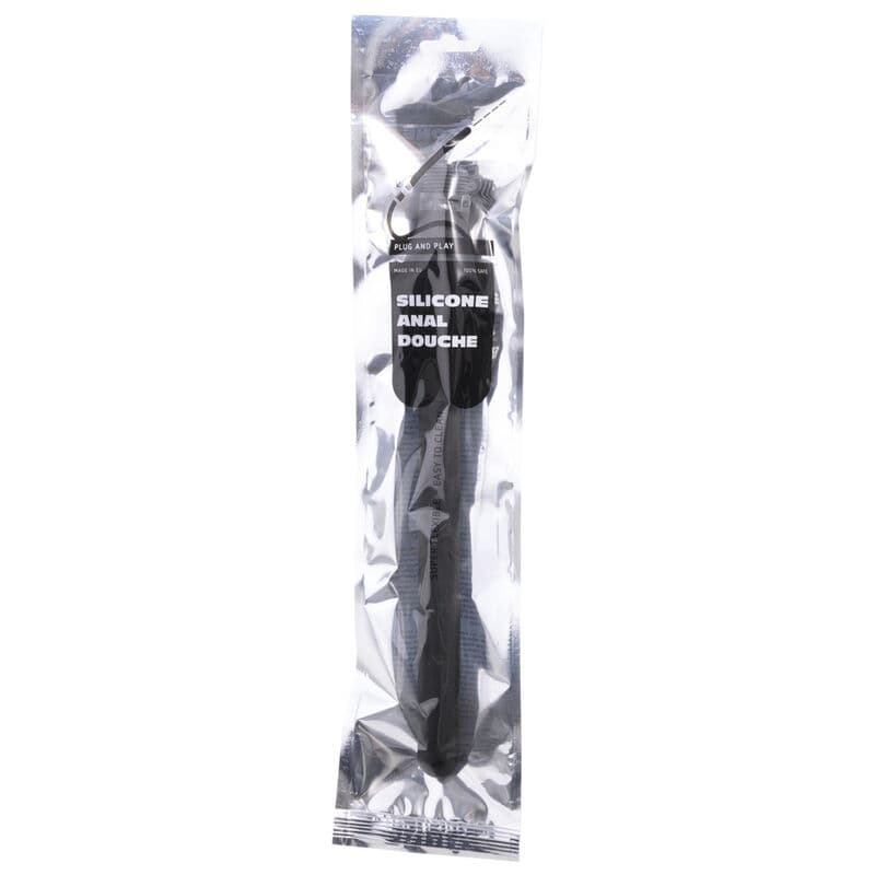 ALL BLACK - RIDGED SHOWER ANAL SILICONE 27 CM 2