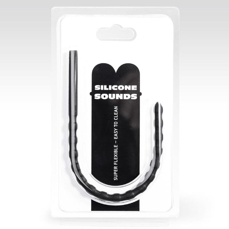 ALL BLACK - 8/10 MM SILICONE URETHRAL PROBE 2