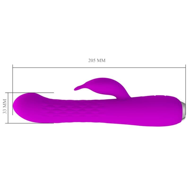 PRETTY LOVE - MOLLY VIBRATOR WITH RECHARGEABLE ROTATION 3