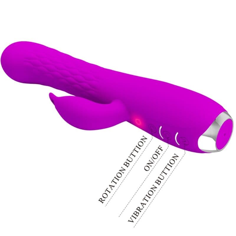 PRETTY LOVE - MOLLY VIBRATOR WITH RECHARGEABLE ROTATION 5