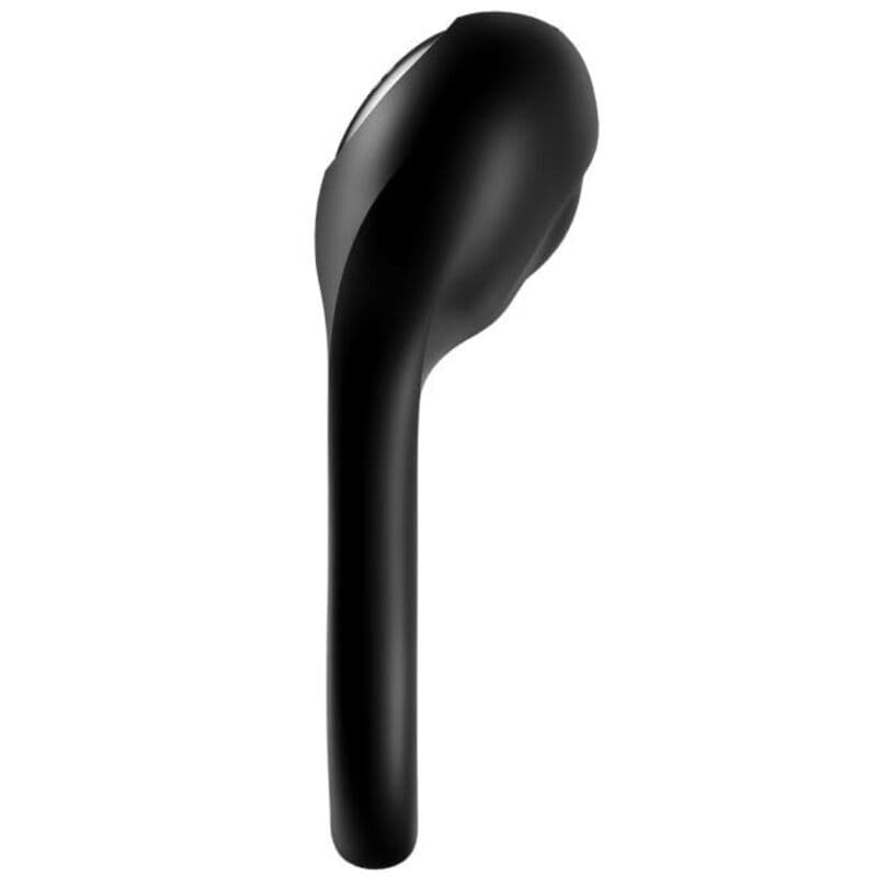 SATISFYER - MAJESTIC DUO RING VIBRATOR BLACK 3