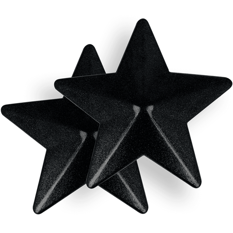 COQUETTE CHIC DESIRE - NIPPLE COVERS BLACK STARS 5