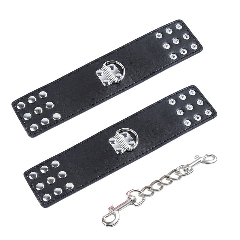 OHMAMA FETISH - WRIST RESTRAINTS SNAP FASTEN METAL 5