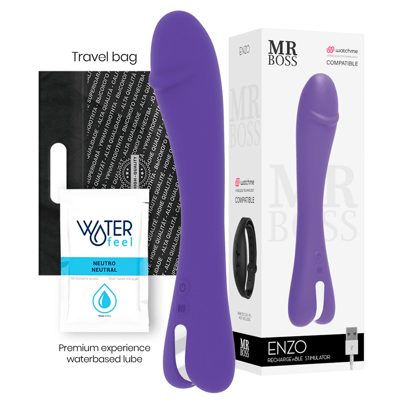MR BOSS - ENZO VIBRATOR + WATCHME REMOTE CONTROL 2