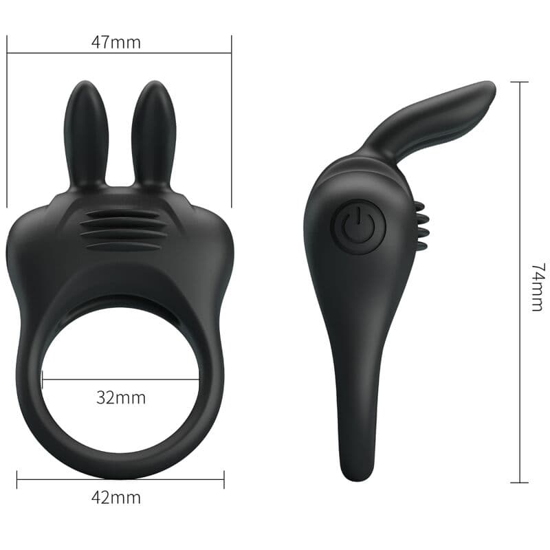 PRETTY LOVE - DAVION RABBIT VIBRATOR RING 4