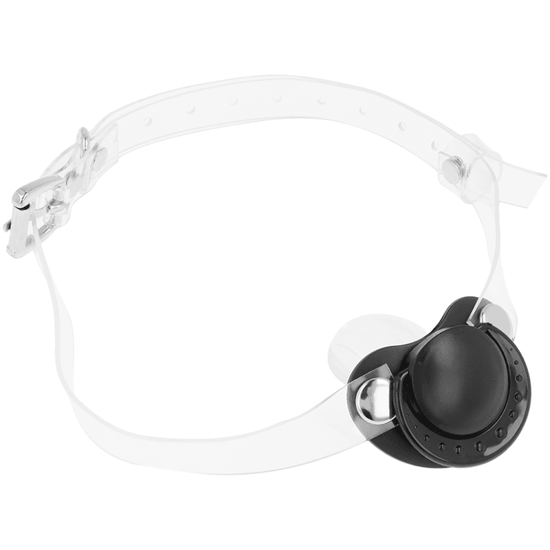 OHMAMA FETISH TRANSPARENT PACIFIER GAG 2