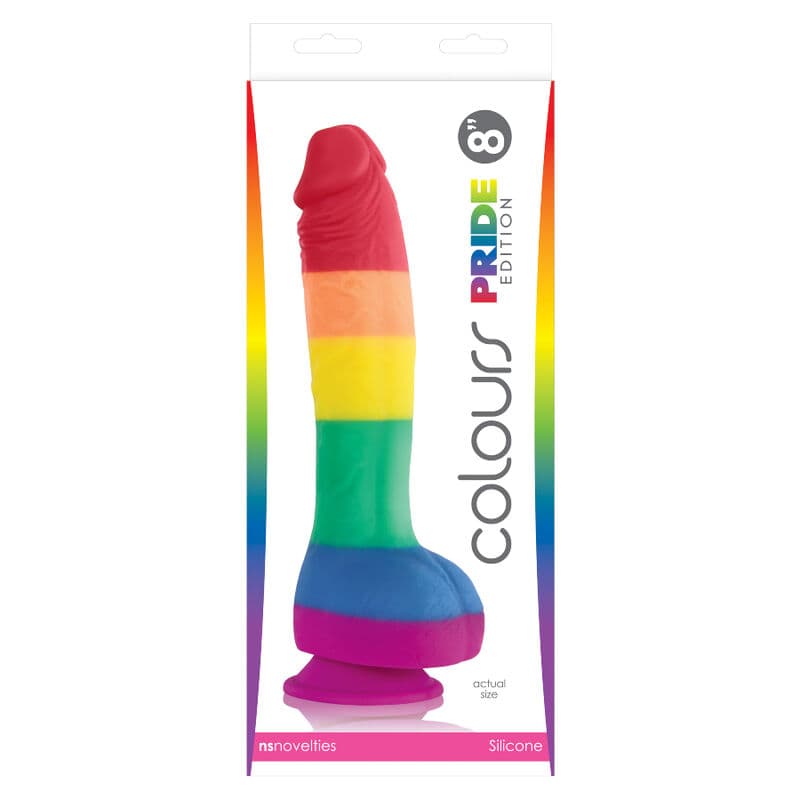 PRIDE - LGBT FLAG DILDO 19 CM 2