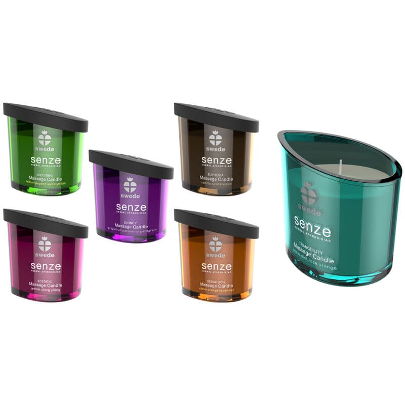 SWEDE - SENZE EUPHORIA MASSAGE CANDLE - VANILLA, SANDALWOOD 2