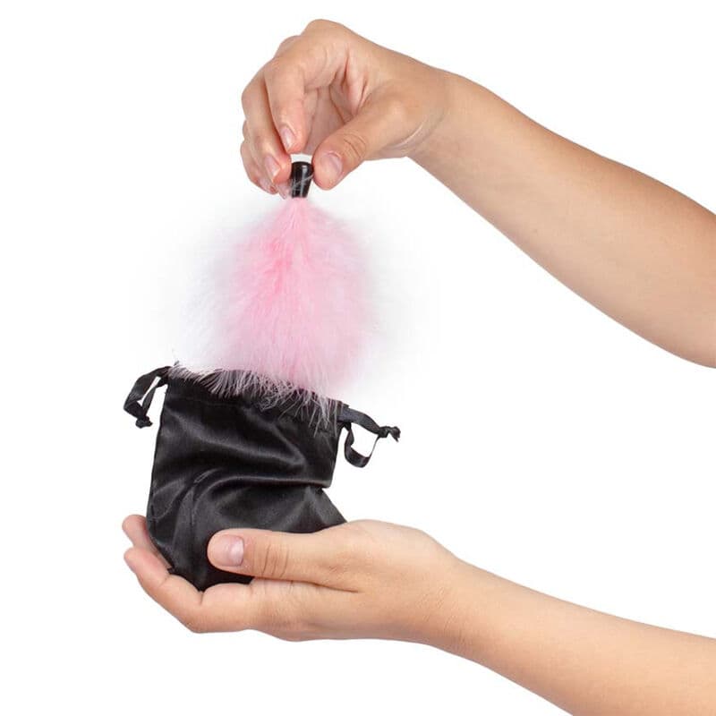 SECRETPLAY - GOLDEN LIGHT KIT SPARKLING STRAWBERRY EDIBLE POWDER & FEATHER 2