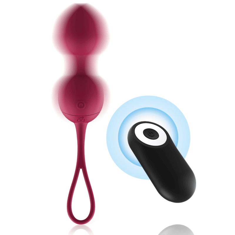 CICI BEAUTY - PREMIUM SILICONE 3 VIBRATING KEGEL BEADS REMOTE CONTROL 2