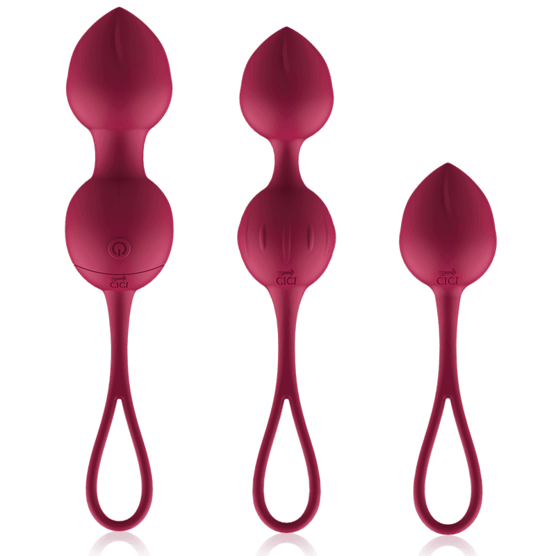 CICI BEAUTY - PREMIUM SILICONE 3 VIBRATING KEGEL BEADS REMOTE CONTROL 3