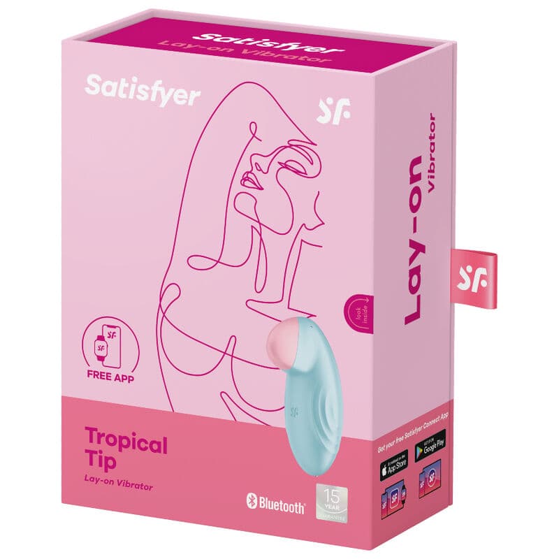 SATISFYER - TROPICAL TIP VIBRADOR LAY-ON 5