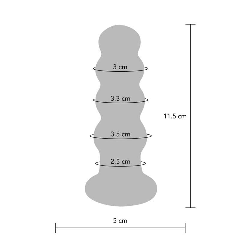 TOYJOY - BUTTOCKS THE RADIANT GLASS BUTTPLUG 2