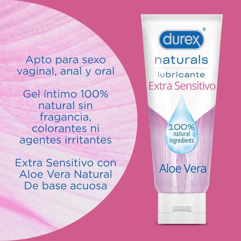 DUREX - NATURALS EXTRA SENSITIVE LUBRICANT 100 ML 3