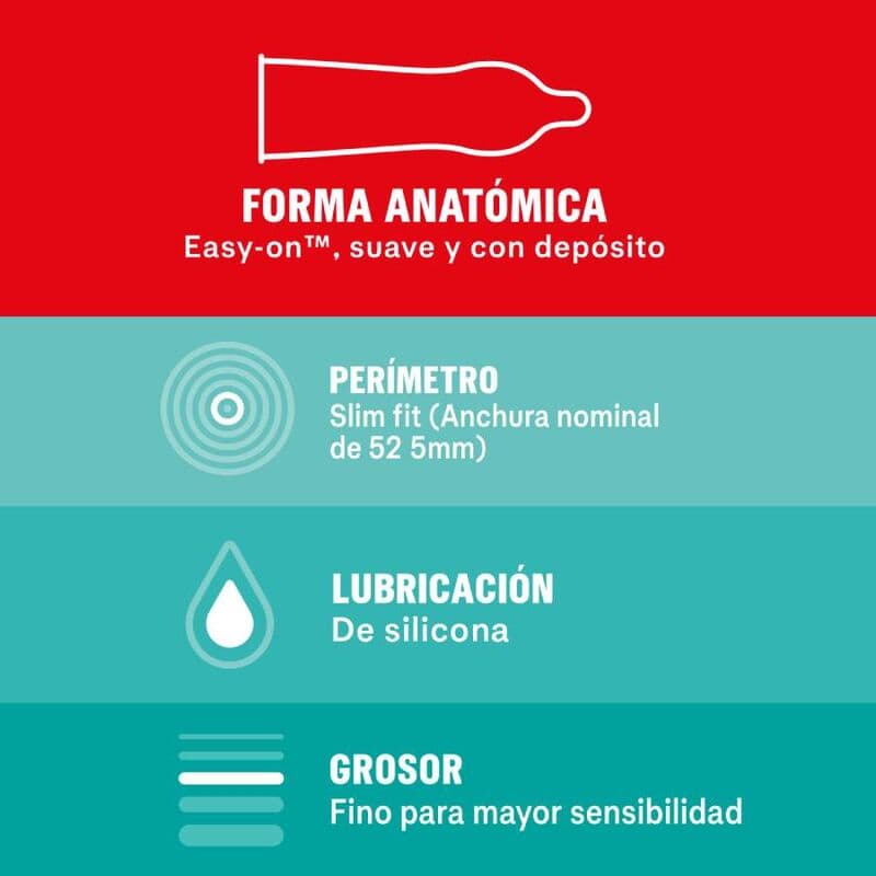 DUREX - SENSITIVO SLIM FIT 10 UNITS 2