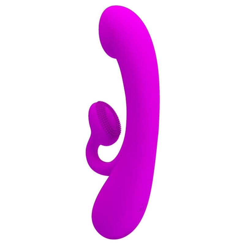 PRETTY LOVE - SINCERE SILICONE CLITORAL VIBRATOR AND SUCKER PURPLE 3
