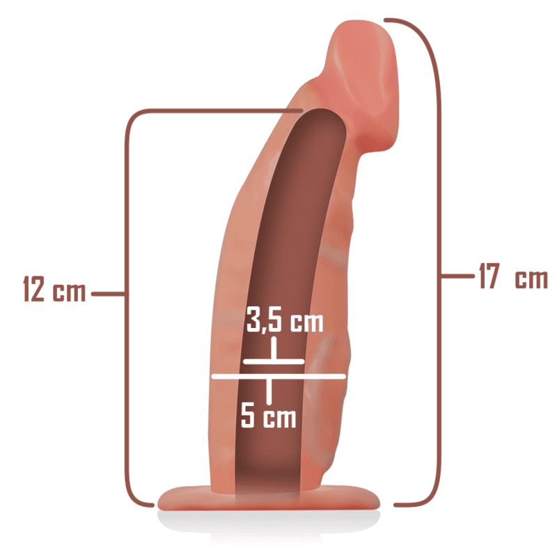 INTENSE - HOLLOW HARNESS WITH DILDO 18 X 3.5 CM 5