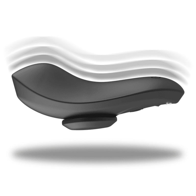 BLACK&SILVER - PRESTON RECHARGEABLE SILICONE VIBRATOR PANTIE BLACK 4