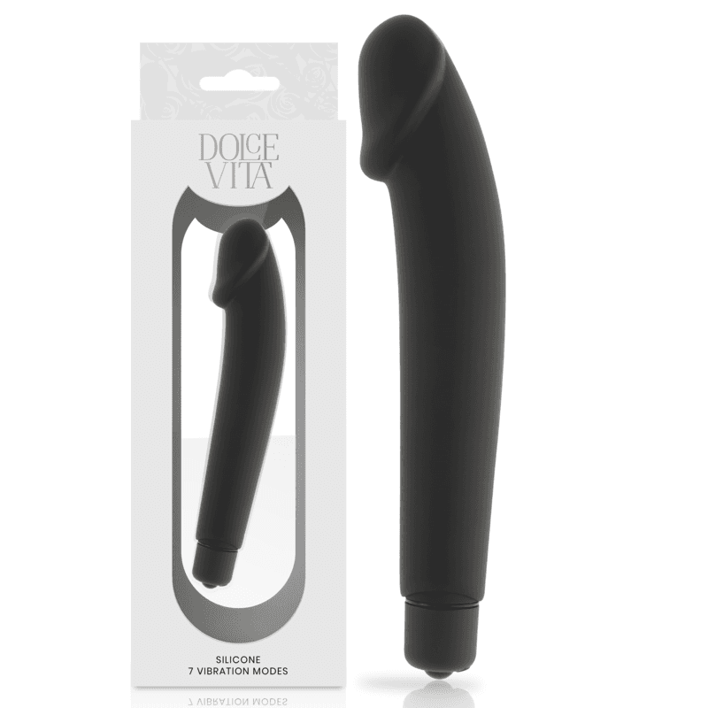 DOLCE VITA - REALISTIC BLACK SILICONE 2