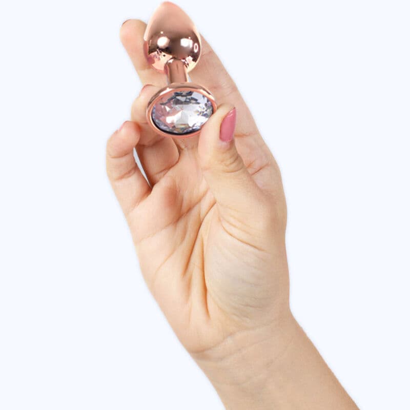 SECRETPLAY - METAL BUTT PLUG ROSE GOLD SMALL SIZE 7 CM 5