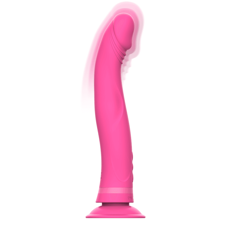 INTENSE - MICHELANGELO PINK SILICONE VIBRATOR DILDO 2