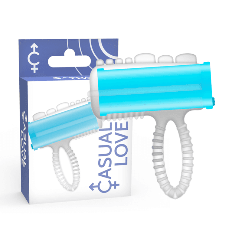 CASUAL LOVE - RING TONGUE VIBRATING BLUE 2