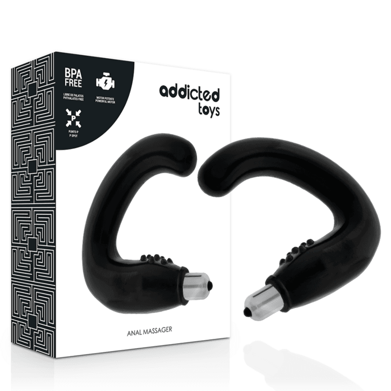 ADDICTED TOYS - ANAL MASSAGER BLACK 2