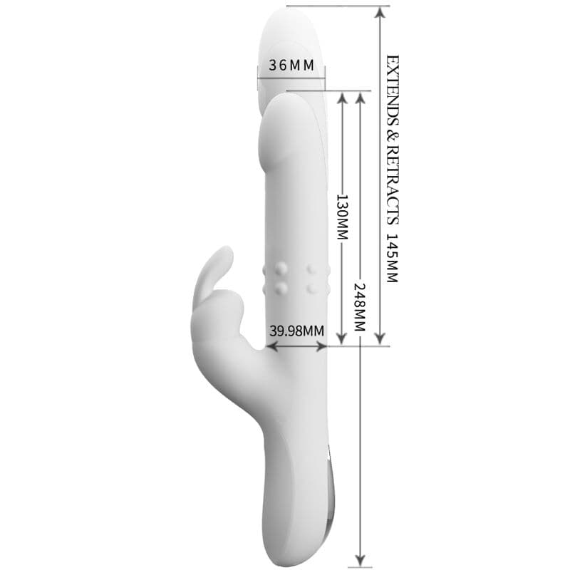 PRETTY LOVE - REESE VIBRATOR WITH SILVER ROTATION 5