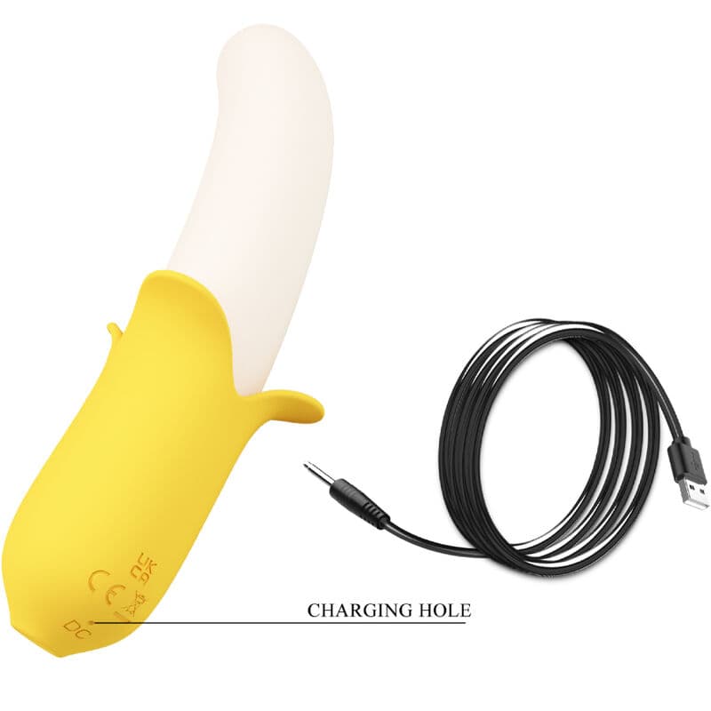 PRETTY LOVE - BANANA GEEK SUPER POWER 7 VIBRATIONS UP&DOWN SILICONE BLACK 5