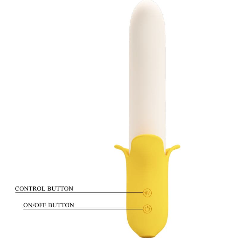 PRETTY LOVE - BANANA GEEK SUPER POWER 7 VIBRATIONS UP&DOWN SILICONE BLACK 4