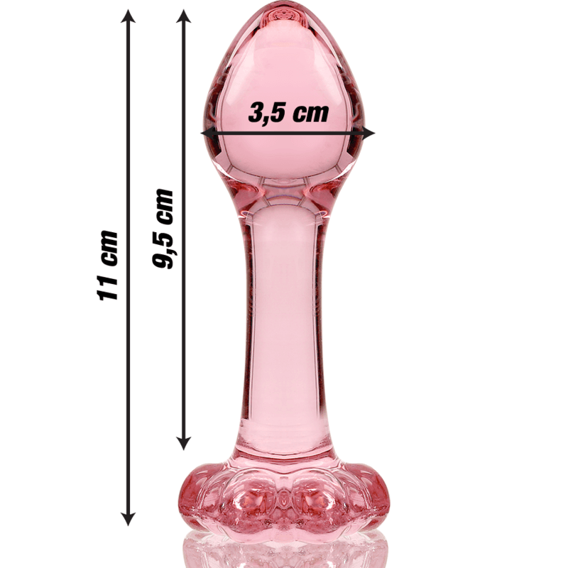 NEBULA SERIES BY IBIZA - MODELO 2 PLUG CRISTAL 11 CM -O- 3.5 CM 5
