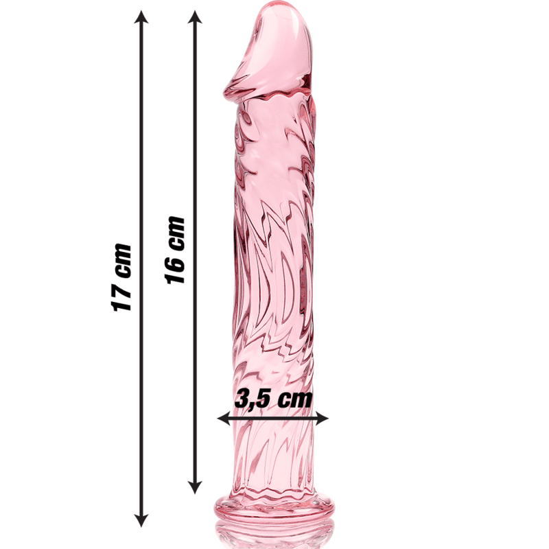 NEBULA SERIES BY IBIZA - MODELO 12 DILDO CRISTAL 17 CM -O- 3.5 CM 5