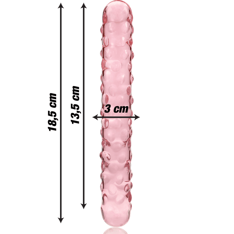 NEBULA SERIES BY IBIZA - MODELO 15 DILDO CRISTAL 18.5 CM -O- 3 CM 5