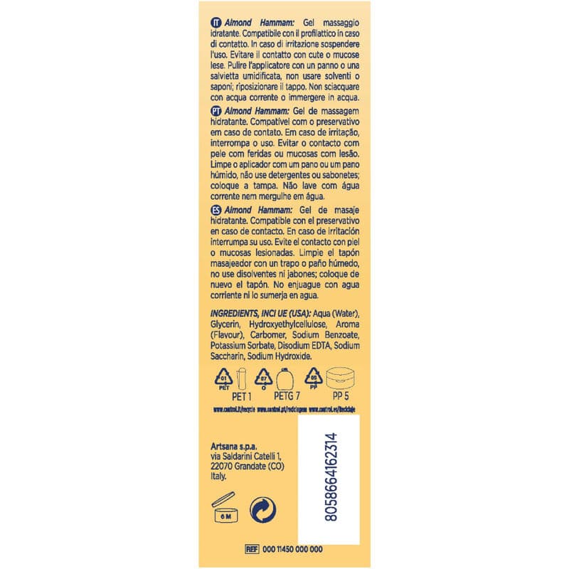 CONTROL - ALMOND HAMMAM MASSAGE GEL 3 IN 1 200 ML 3