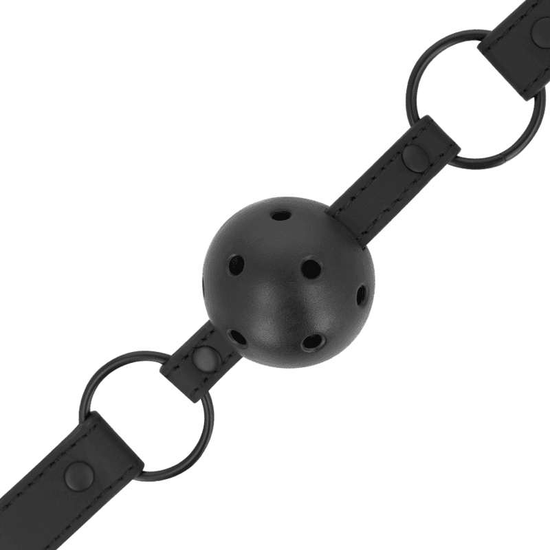 INTENSE - FETISH VEGAN LEATHER BALL GAG 5