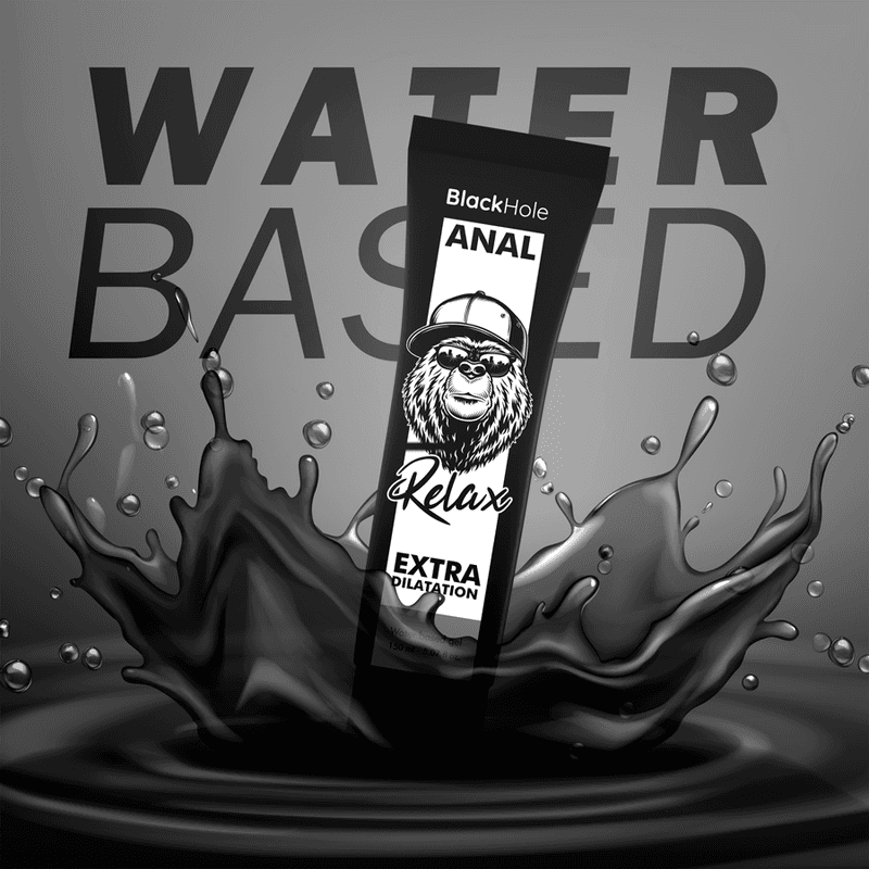 BLACK HOLE - WATER BASE GEL ANAL DILATION 150 ML 4