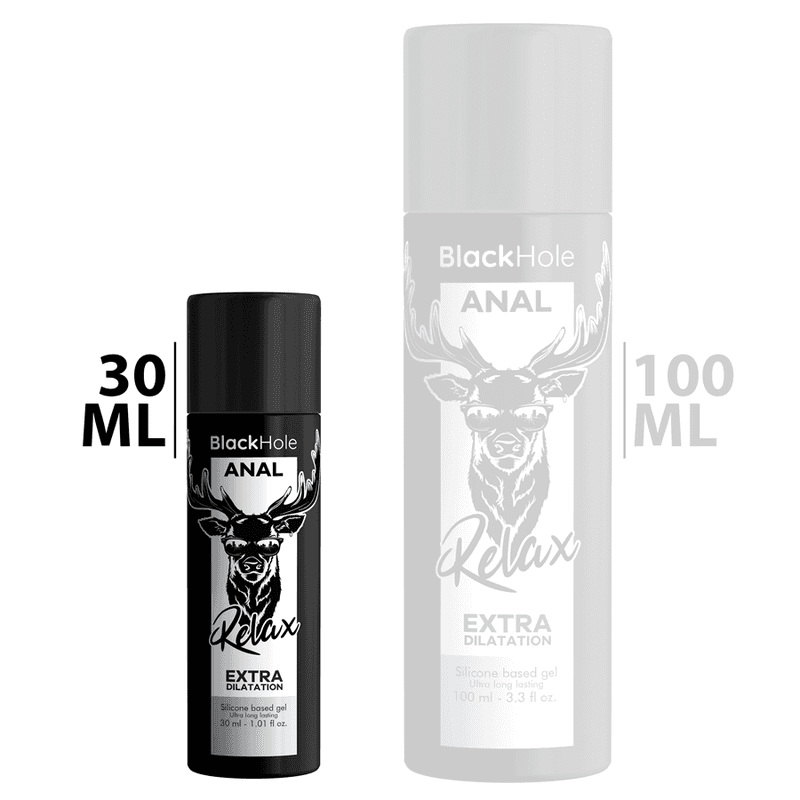 BLACK HOLE - GEL SILICONE BASE ANAL DILATION 30 ML 2