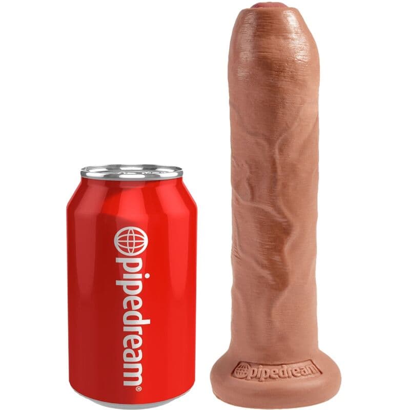 KING COCK - UNCUT REALISTIC PENIS 17.8 CM CARAMEL 2