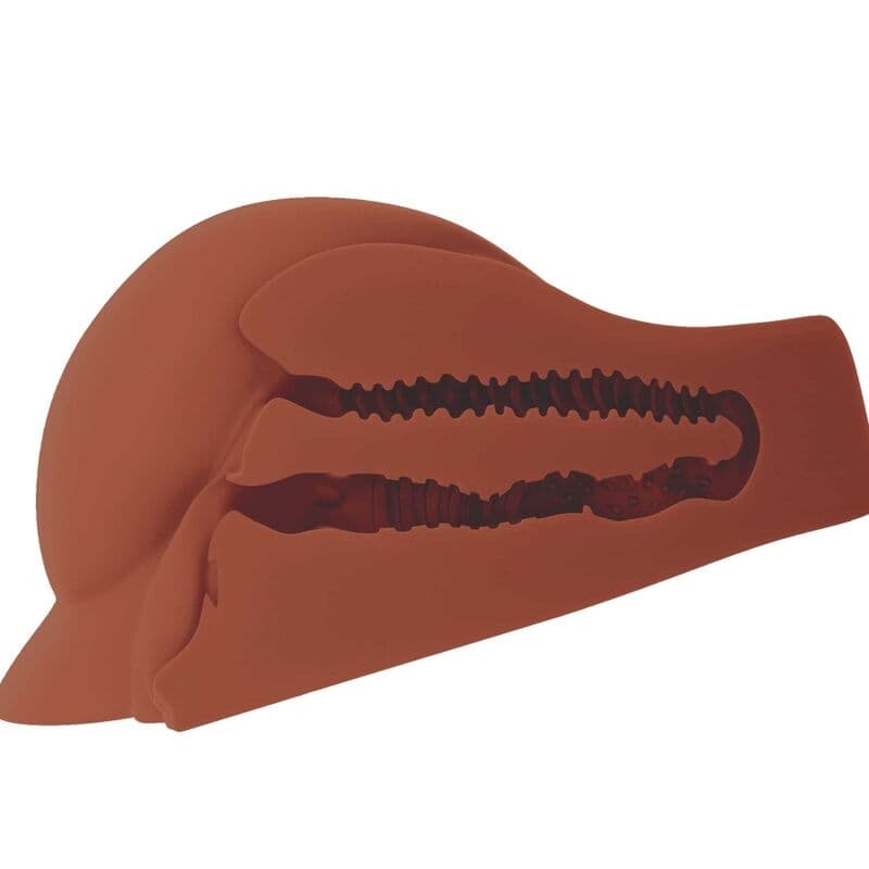 PDX PLUS - PERFECT ASS XL DOUBLE ENTRY BROWN MASTURBATOR 4