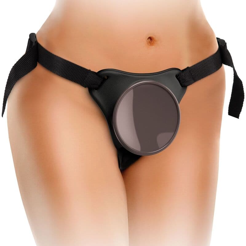 KING COCK - ELITE DELUXE ADJUSTABLE HARNESS KIT RING WITH TESTICLES & DILDO 20.3 CM 4