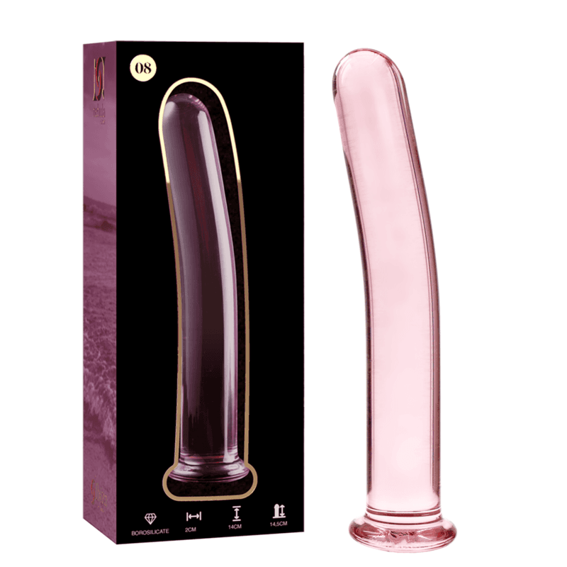 NEBULA SERIES BY IBIZA - MODELO 8 DILDO CRISTAL 14.5 CM -O- 2 CM 3