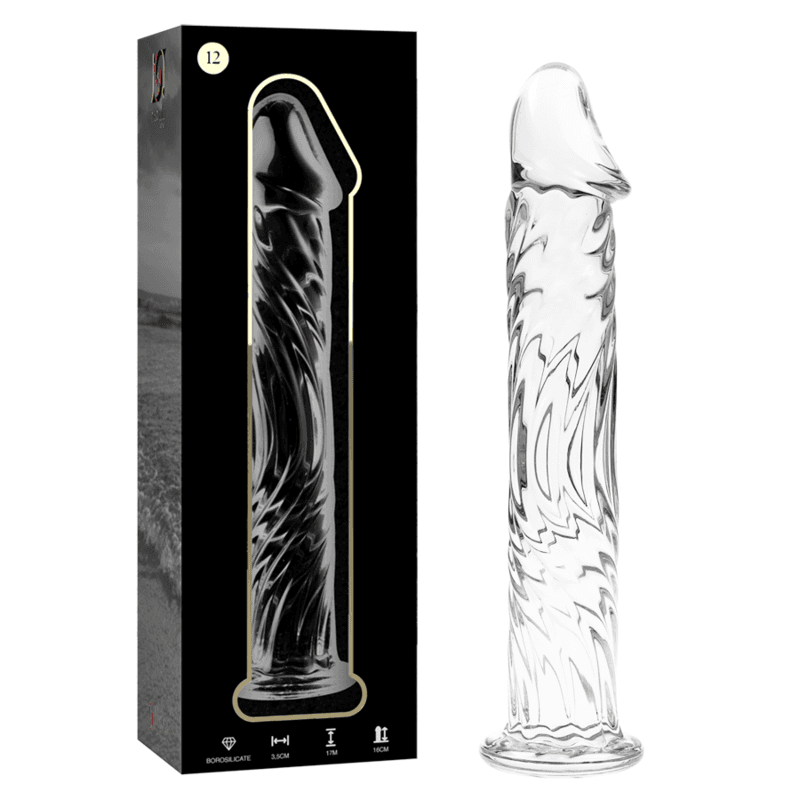 NEBULA SERIES BY IBIZA - MODELO 12 DILDO CRISTAL 17 CM -O- 3.5 CM 3