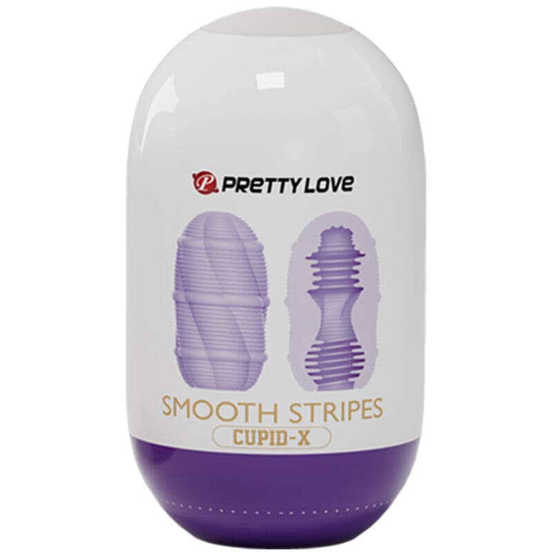 PRETTY LOVE - SMOOTH STRIPES CUPID MASTURBATOR EGG 3