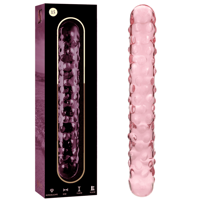 NEBULA SERIES BY IBIZA - MODELO 15 DILDO CRISTAL 18.5 CM -O- 3 CM 4
