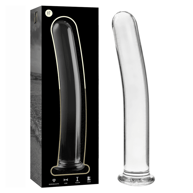 NEBULA SERIES BY IBIZA - MODELO 17 DILDO CRISTAL 18.5 CM -O- 3 CM 3