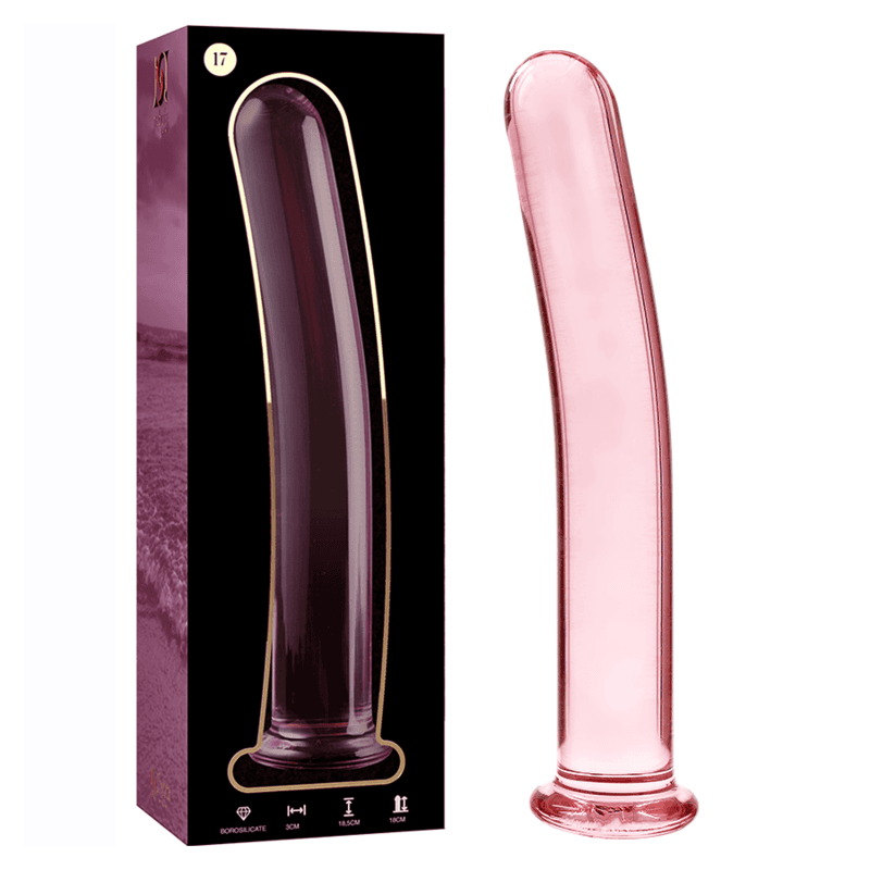 NEBULA SERIES BY IBIZA - MODELO 17 DILDO CRISTAL 18.5 CM -O- 3 CM 4
